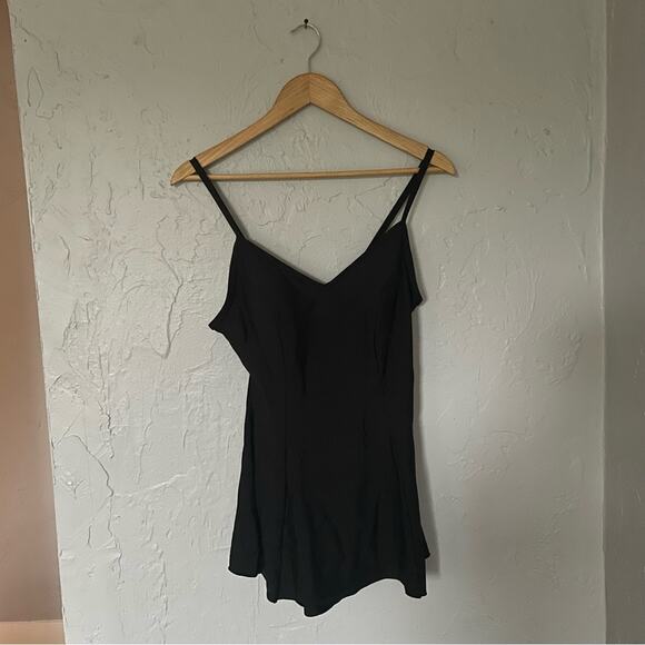 Black Shore Shapes One Piece Women's Bathing Suit Swim Suit with Skirt size 10 - Picture 1 of 9
